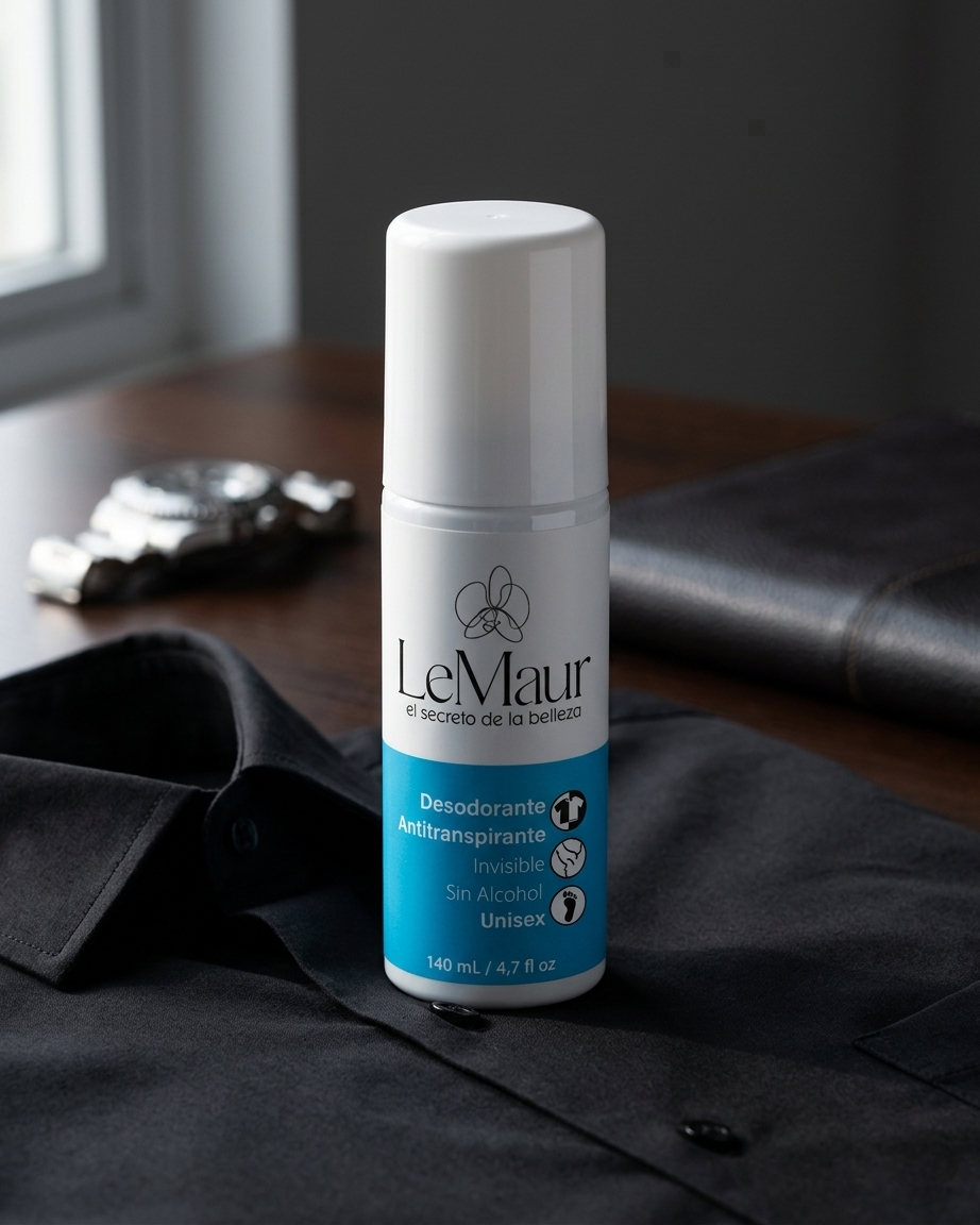 Desodorante Antitranspirante Unisex LeMaur x 140mL